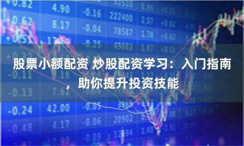 股票小额配资 炒股配资学习：入门指南，助你提升投资技能